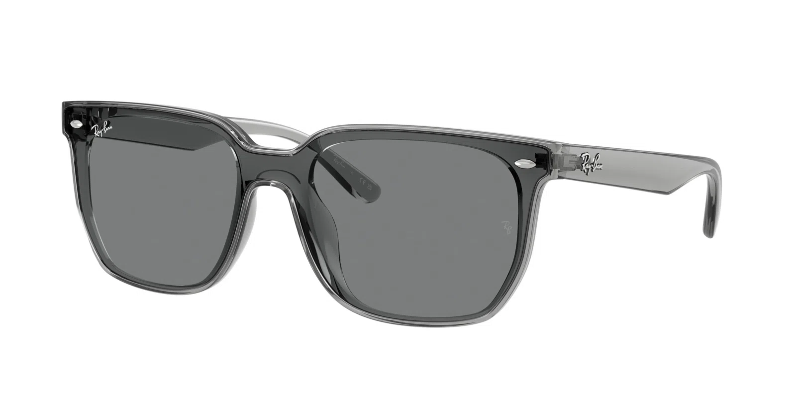 Ray-Ban 4466D Sunglasses - Transparent Grey - view 5